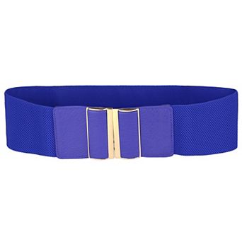 Women Stretchy Waist Belt, Vintage Wide Elastic Cinch Belt Waistband for Dress