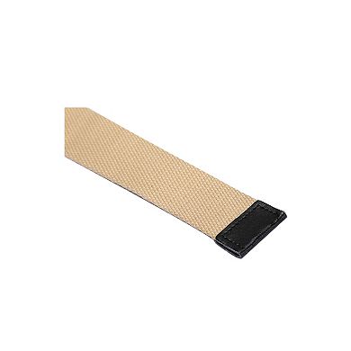 Unisex Canvas Web Belt with Metal Slide Buckle