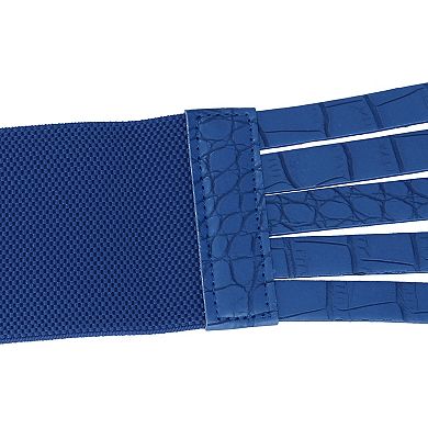 Womens Elastic Wide Waist Belt Vintage Stretchy Belts for Dresses