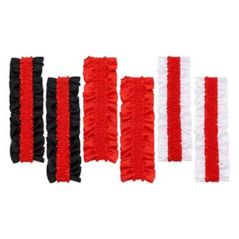 Armband Garter, 6 pc Anti-Slip Sleeve Garter Shirt Sleeve Holder Elastic Belt for Party Costume