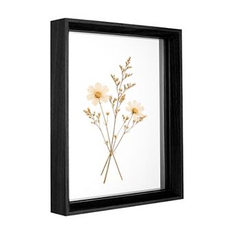 Floating Picture Frames, Wooden Double Acrylic Pressed Flower Photo Frames Wall Tabletop Display 1 pc