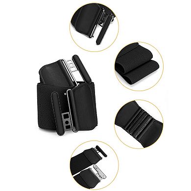 Women Bow Shaped Interlocking Buckle Elastic Belt Waistband