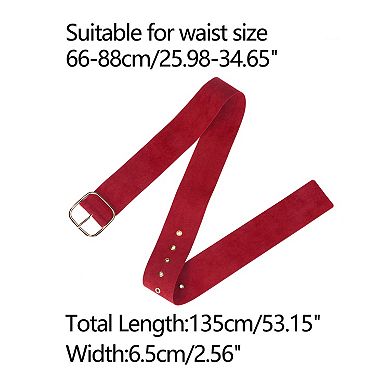 Wide Waist Belts for Women Chunky Buckle Adjustable