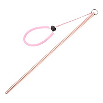 Diving Pointer Stick, Alloy Diving Stick Rod w Measurement, Adjustable Lanyard Dive Noise Maker Rod