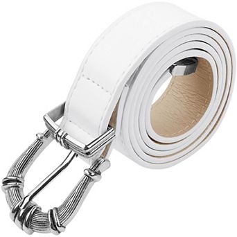 Women's Belts Personality Buckle Popular Fashion Versatile Decorative Belt for Dresses Blouse