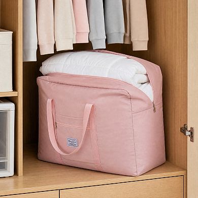Oversized Carry Storage Bag,Durable Strap Zipper Duffle for Moving & Daily Organizing