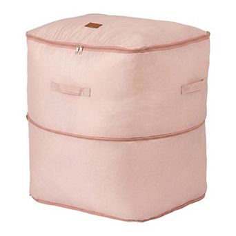 Large Size Expandable Packing Bag, Tag Patch Design Portable Storage Duffel for Seasonal Garment