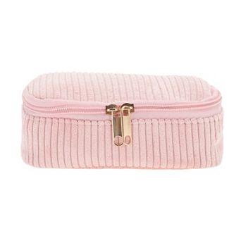 Corduroy 1 pc Multi-functional Square Makeup Bag for Travel