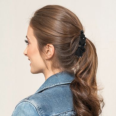 1Pc Faux Pearl Banana Clip