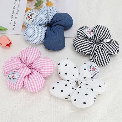 1Pc 3D Flower Hair Elastics