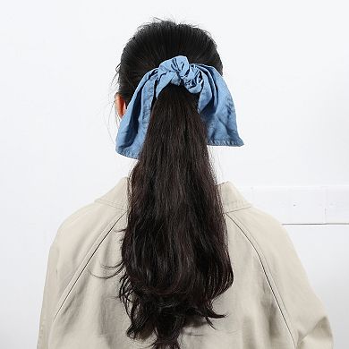 1Pc Simple Denim Hair Ties