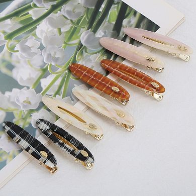 1Pair Oval Duckbill Clip
