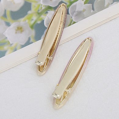 1Pair Oval Duckbill Clip