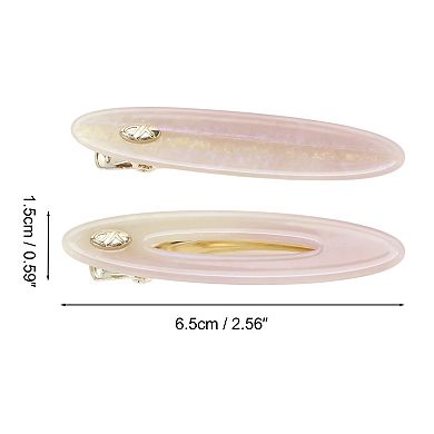 1Pair Oval Duckbill Clip
