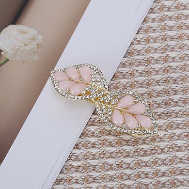 1Pc Double Leaf Hair Barrettes