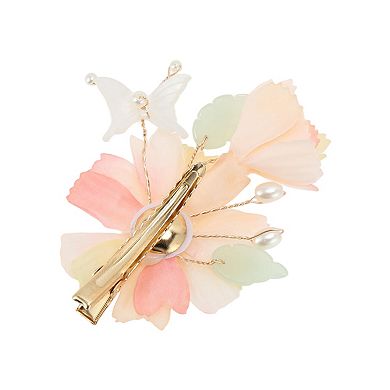 1Pc Flowers Pattern Hair Clips