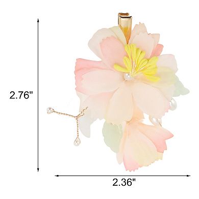 1Pc Flowers Pattern Hair Clips