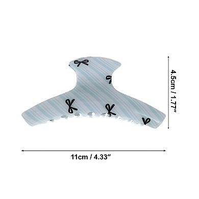 1Pc Stylish Plaid Claw Clip