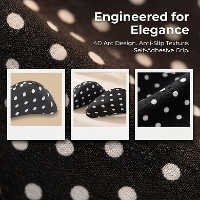 1 Pair Leopard Print Polka Dot High Heels Toe Pads Women's Soft Foam Forefoot Insoles