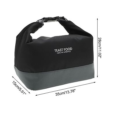 Portable Insulated Lunch Tote Cooler for Work 13.78"x5.91"x11.02" 1 Pc
