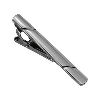 Tie Clip for Men, Necktie Bar Pinch Clips with Gift Box for Regular Ties Wedding Business Party