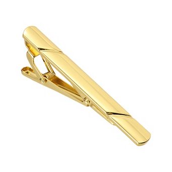 Tie Clip for Men, Necktie Bar Pinch Clips with Gift Box for Regular Ties Wedding Business Party