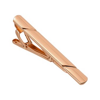 Tie Clip for Men, Necktie Bar Pinch Clips with Gift Box for Regular Ties Wedding Business Party
