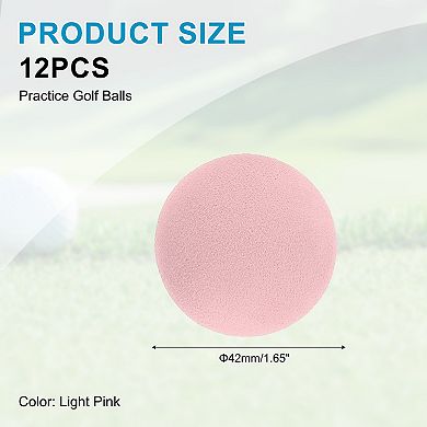12Pcs Practice Golf Balls, Foam Golf Soft Balls
