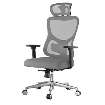 Ergonomic Office Chair, Mesh Desk Chair with Adjustable Lumbar Support, 3D Armrest for Home Office
