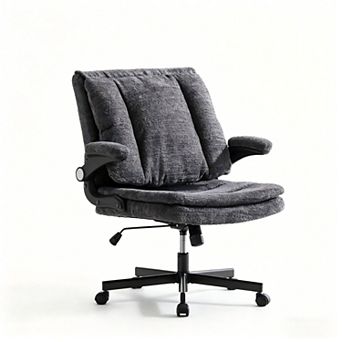 YIORTWO Ergonomic Office Chair with Flip Up Back Wide Seat and Lumbar