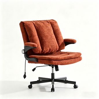 YIORTWO Ergonomic Office Chair with Flip Up Back Wide Seat and Lumbar