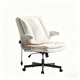 YIORTWO Ergonomic Office Chair with Flip Up Back Wide Seat and Lumbar