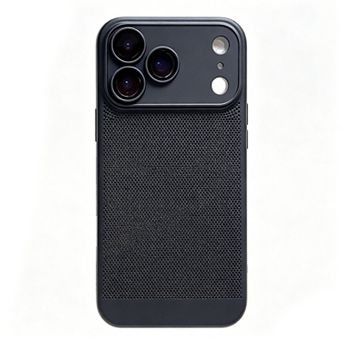 iPhone 17/Pro/Pro Max case,Slim Hard Back Case Cooling Breathable Cellular,Camera Lens Protection