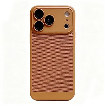 iPhone 17/Pro/Pro Max case,Slim Hard Back Case Cooling Breathable Cellular,Camera Lens Protection
