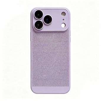 iPhone 17/Pro/Pro Max case,Slim Hard Back Case Cooling Breathable Cellular,Camera Lens Protection