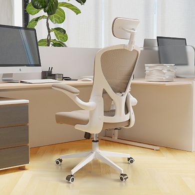 Loheer High Back Ergonomic Mesh Office Chair with Adjustable Headrest and Lumbar Support