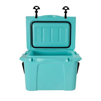 LOHEER Portable 25-qt Insulated Hard Cooler with 5 to 7 Day Ice Retention for Beach