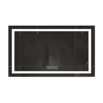 Loheer 40*24 inch LED Bathroom Mirror with Anti Fog and Dimmable Backlit for Wall Vanity