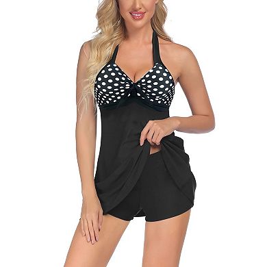 Avidlove Womens Halter Retro Tankini Bathing Suit
