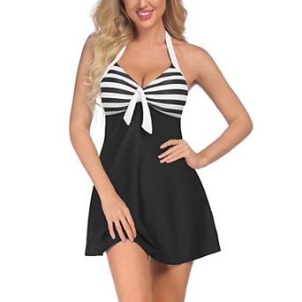 Avidlove Womens Halter Retro Tankini Bathing Suit