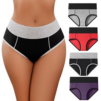 Avidlove Women Underwear Soft Cotton Hipster Panties Full Coverage Classic Briefs