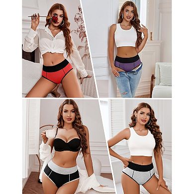 Avidlove Women Underwear Soft Cotton Hipster Panties Full Coverage Classic Briefs