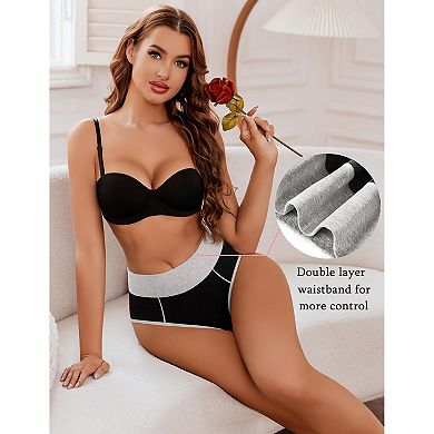 Avidlove Women Underwear Soft Cotton Hipster Panties Full Coverage Classic Briefs
