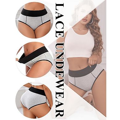 Avidlove Women Underwear Soft Cotton Hipster Panties Full Coverage Classic Briefs