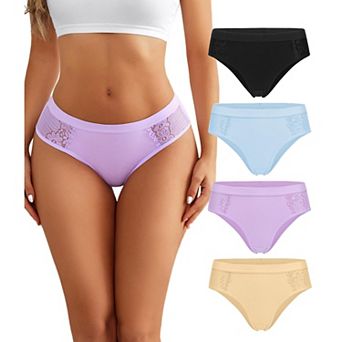 Avidlove Women Cotton Brief Underwear Tag Free Breathable Bikini Brief Panties