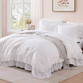Farmhouse Ruffle Shabby Chic Bedding Set, 7 Pieces, All Season