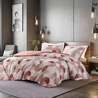 3 - Piece Comforter Set with Pillow Shams - Modern Design, Soft Microfiber