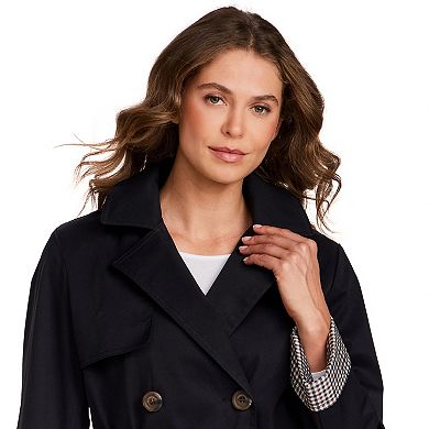 Women's Weathercast Double Breasted Trenchcoat