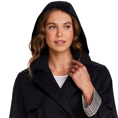 Women's Weathercast Double Breasted Trenchcoat