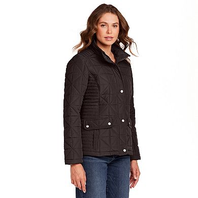 Women's Weathercast Corduroy Trim Quilted Barn Jacket